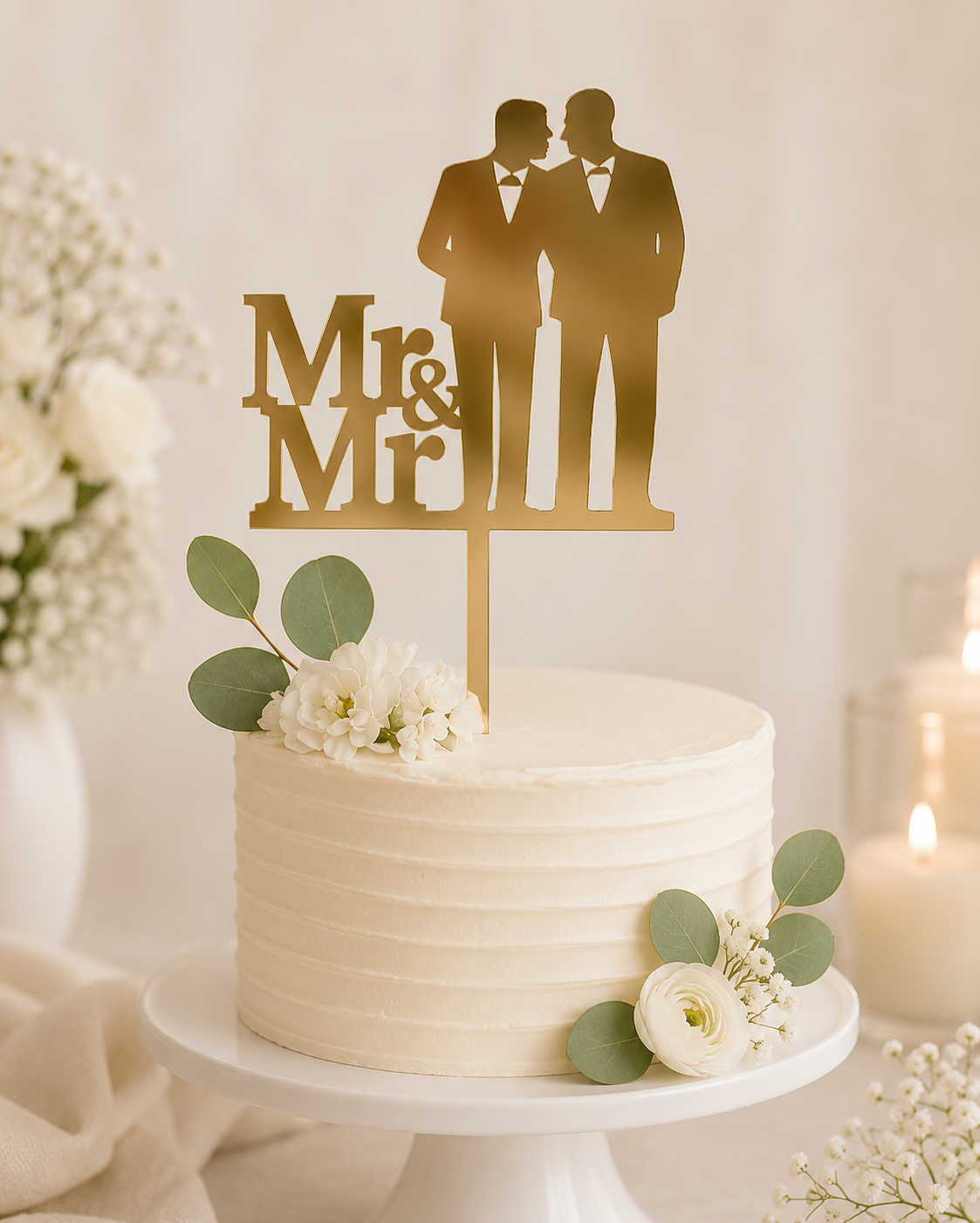 Mr & Mr kaketopper