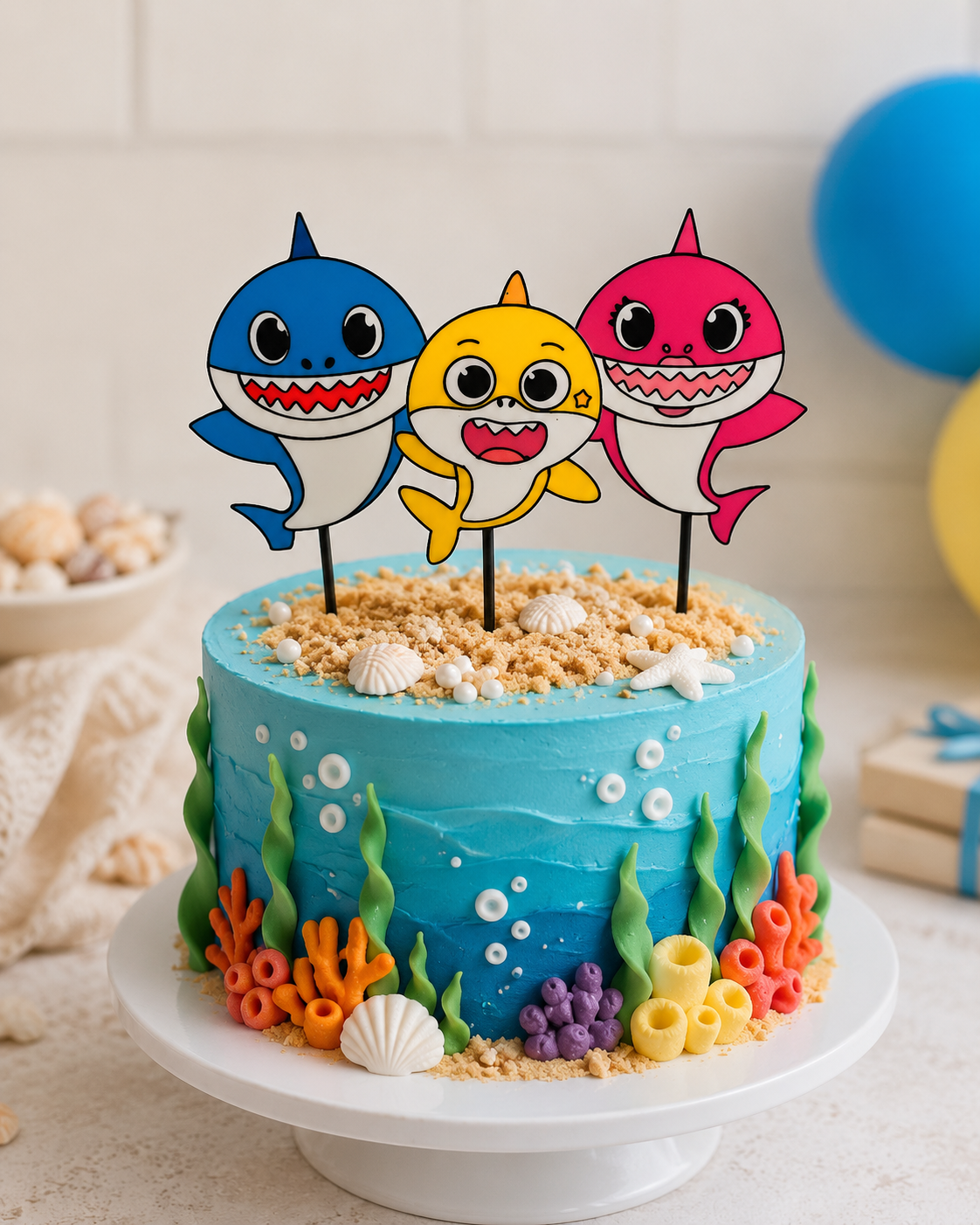 Baby Shark kaketopper