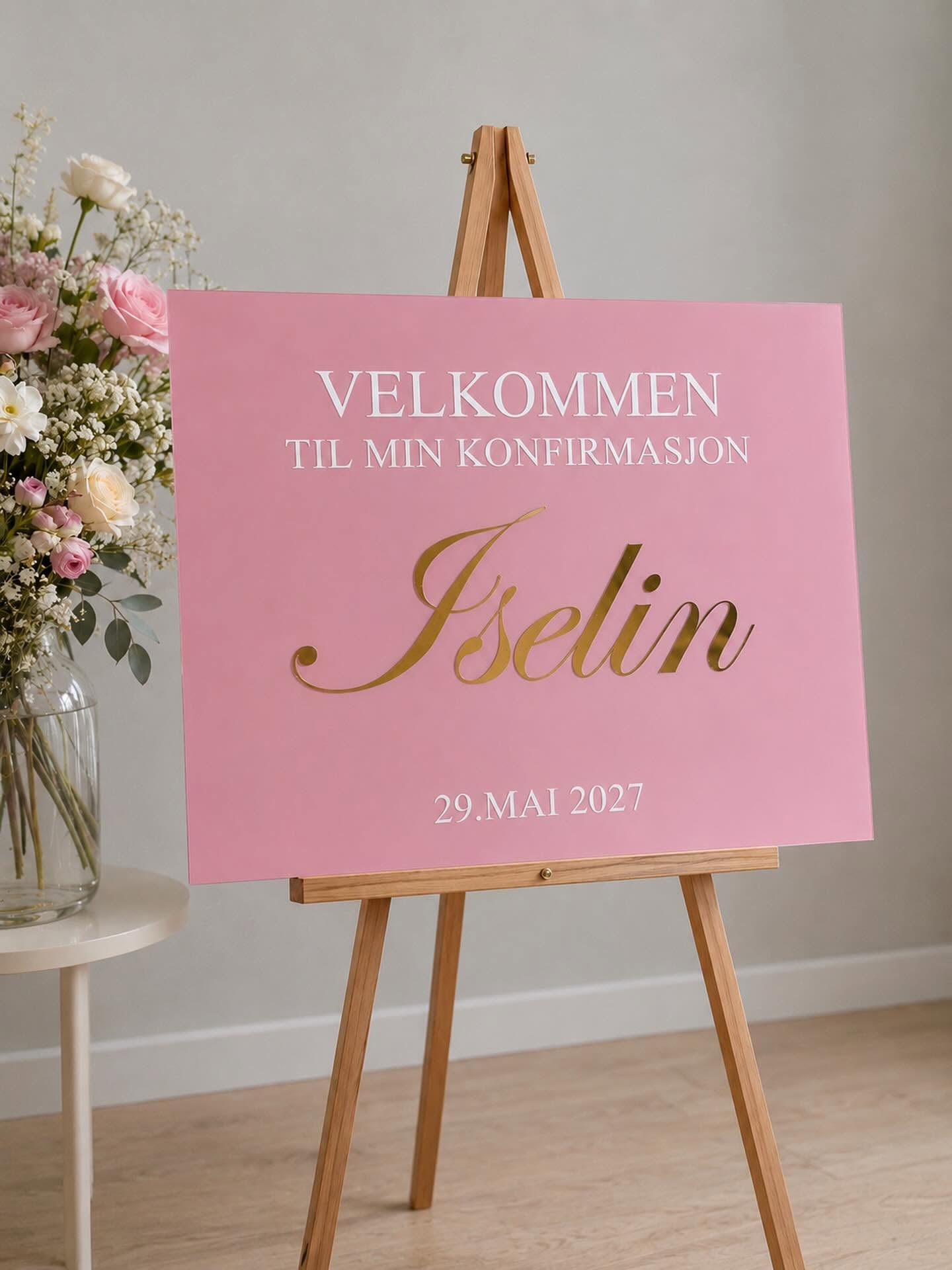 Personlig velkomstskilt